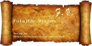 Fulajtár Vivien névjegykártya